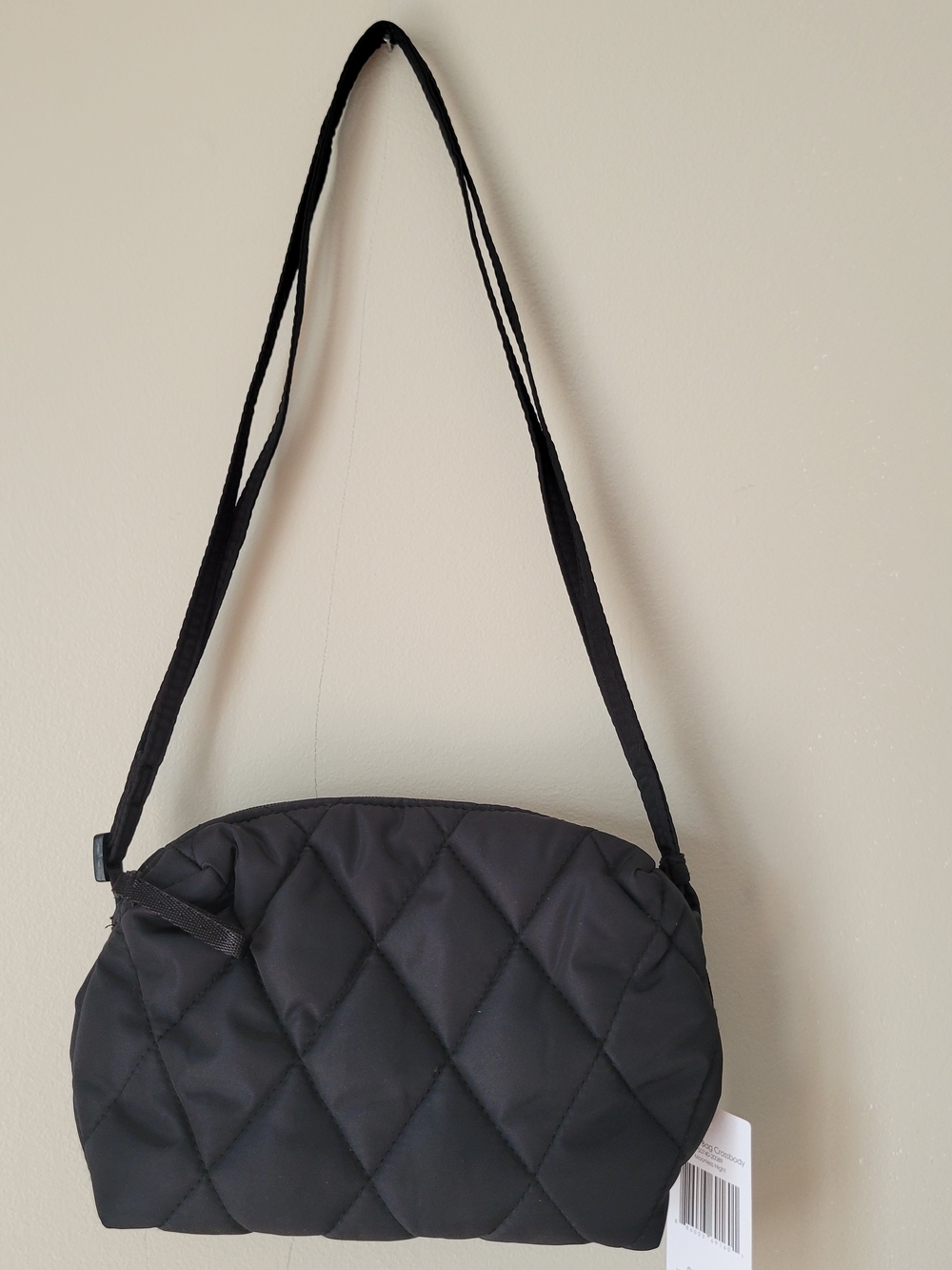 Vera Bradley Black Quilted Nylon Crossbody